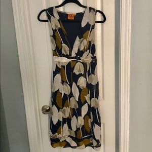 Tory Burch Normandy Blue Tulip Dress size 8